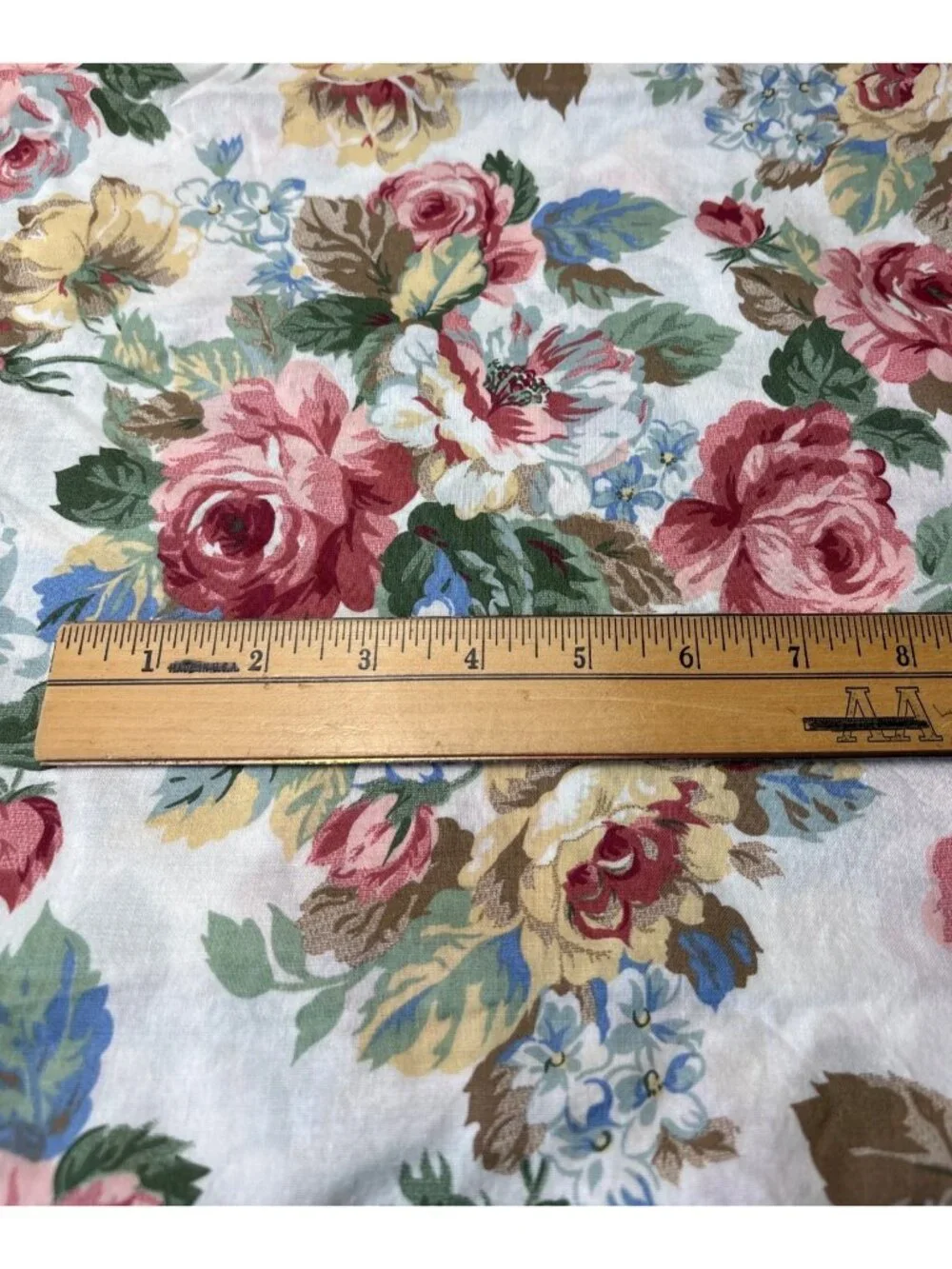 Floral Fabric Cotton 1/2 yard x 56